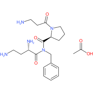 (2S)-beta-Alanyl-L-prolyl-2,4-diamino-N-(phenylmethyl)butanamide acetate