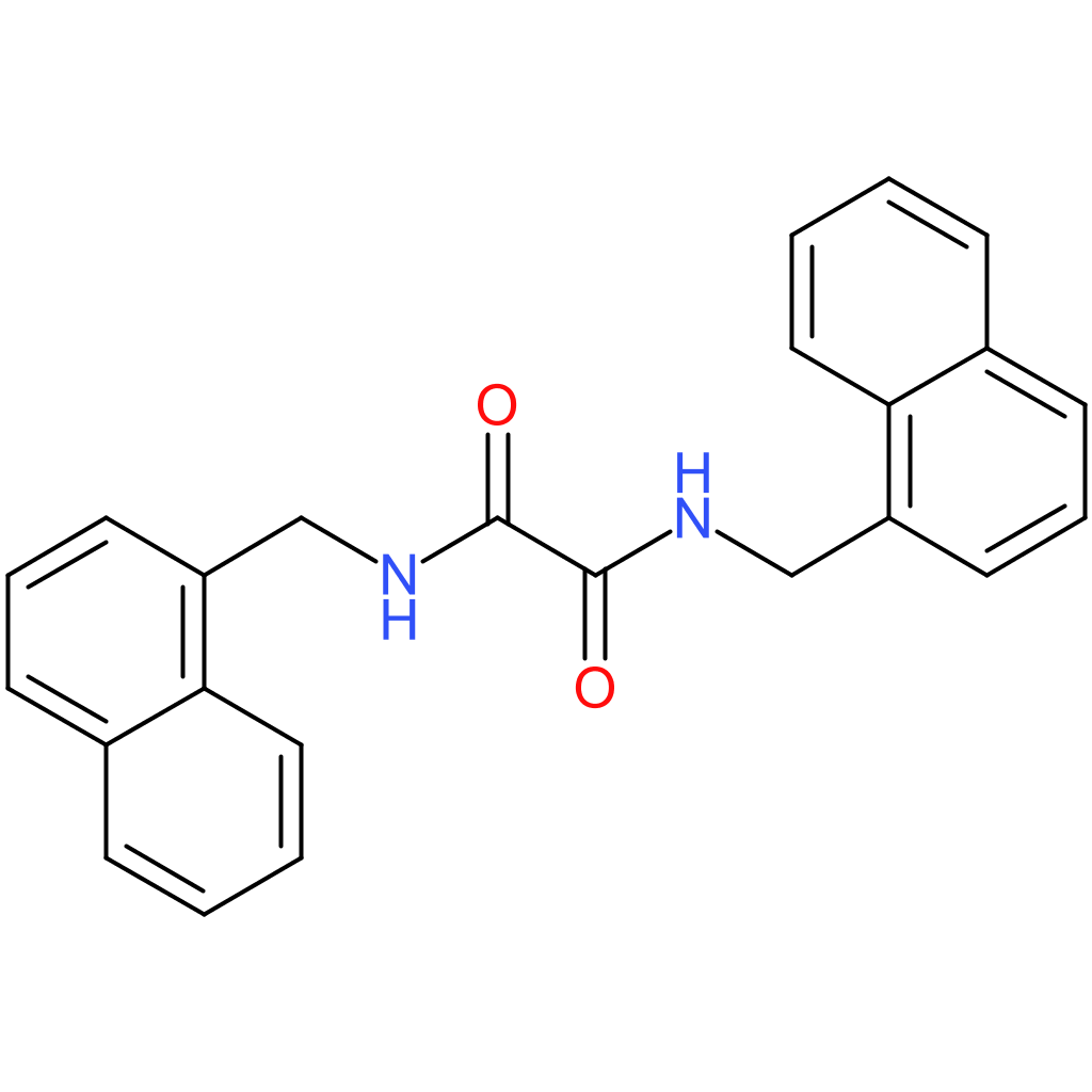N1,N2-bis(1-naphthalenylmethyl)ethanediamide