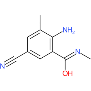 2-Amino-5-cyano-N,3-dimethylbenzamide