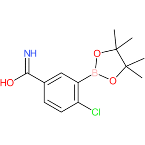 4-Chloro-3-(4,4,5,5-tetramethyl-1,3,2-dioxaborolan-2-yl)benzamide