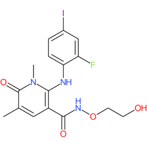 2-(2-Fluoro-4-iodophenylamino)-N-(2-hydroxyethoxy)-1,5-dimethyl-6-oxo-1,6-dihydropyridine-3-carboxamide