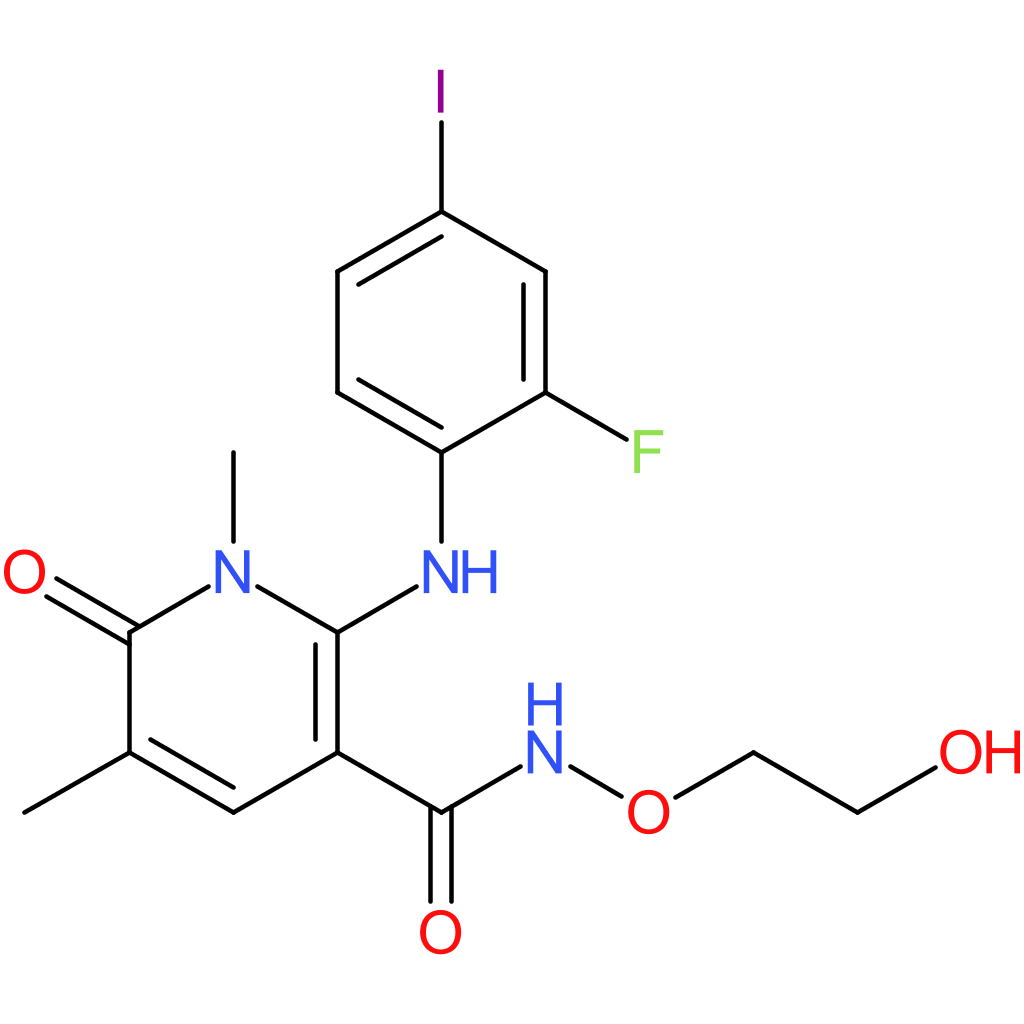 2-(2-Fluoro-4-iodophenylamino)-N-(2-hydroxyethoxy)-1,5-dimethyl-6-oxo-1,6-dihydropyridine-3-carboxamide