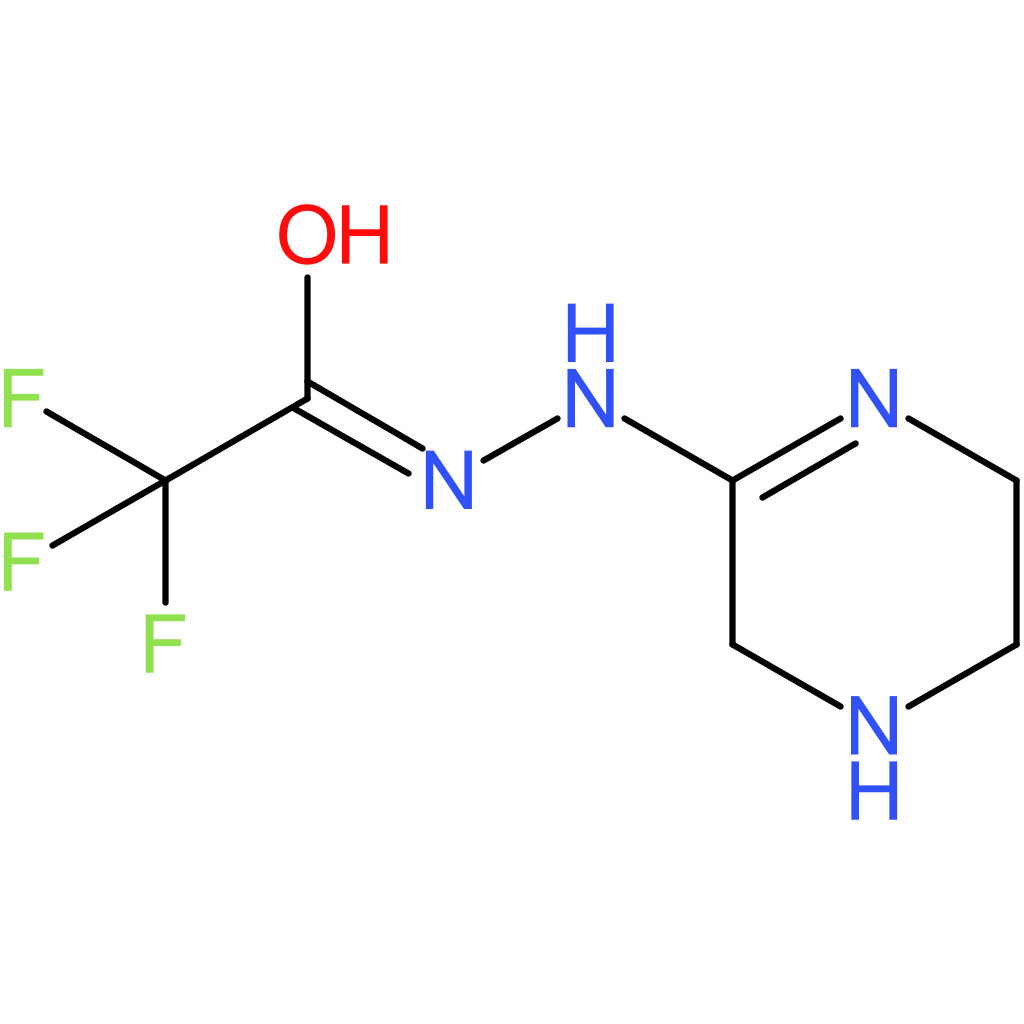 N-[(2Z)-Piperazin-2-ylidene]-2,2,2-trifluoroacetohydrazide
