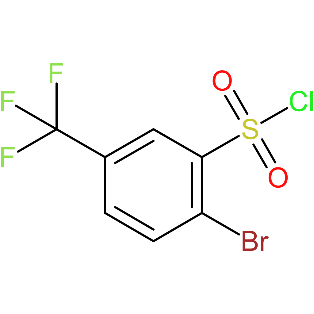 2-Bromo-5-(trifluoromethyl)benzene-1-sulfonyl chloride