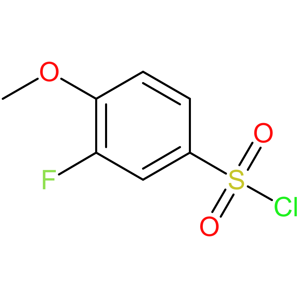 3-Fluoro-4-methoxybenzene-1-sulfonyl chloride
