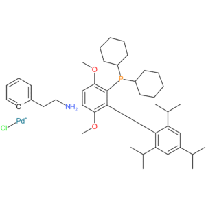 Chloro[2-(dicyclohexylphosphino)-3,6-dimethoxy-2,4,6-triisopropyl-1,1-biphenyl][2-(2-aminoethyl)phenyl]palladium(II)