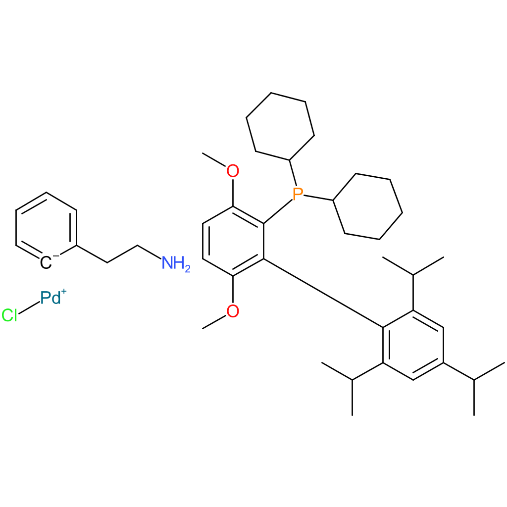 Chloro[2-(dicyclohexylphosphino)-3,6-dimethoxy-2,4,6-triisopropyl-1,1-biphenyl][2-(2-aminoethyl)phenyl]palladium(II)