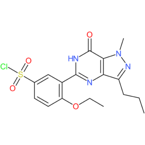 4-Ethoxy-3-(1-methyl-7-oxo-3-propyl-6,7-dihydro-1H-pyrazolo[4,3-d]pyrimidin-5-yl)benzene-1-sulfonyl chloride