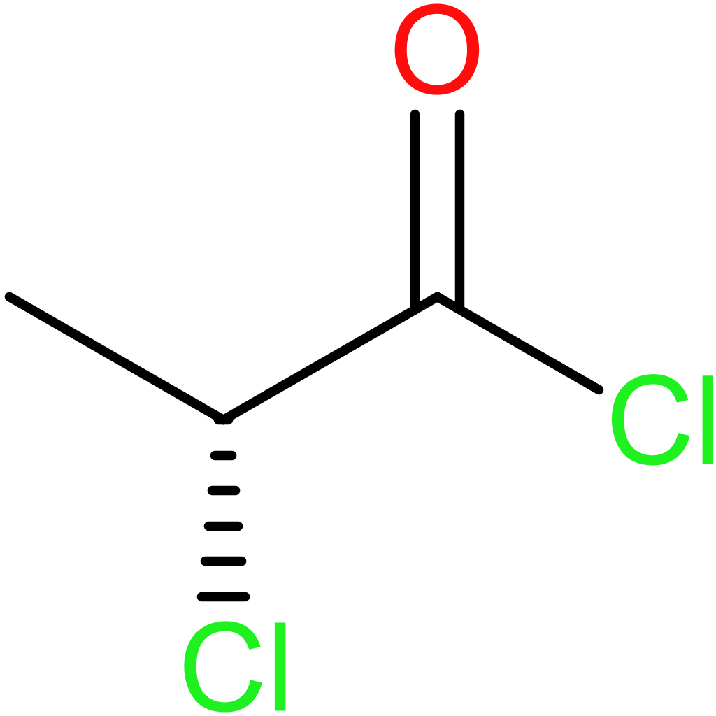 Propanoyl chloride, 2-chloro-, (2R)-
