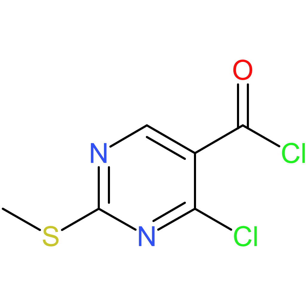 4-Chloro-2-(methylthio)pyrimidine-5-carbonyl chloride