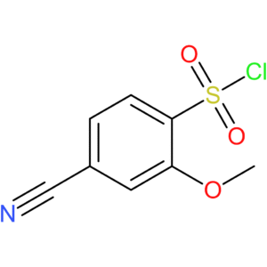 4-Cyano-2-methoxybenzene-1-sulfonyl chloride