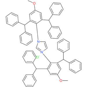 1,3-Bis(2,6-dibenzhydryl-4-methoxyphenyl)-1H-imidazol-3-ium chloride