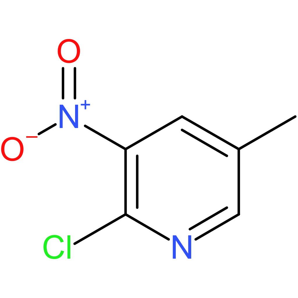 2-Chloro-5-methyl-3-nitropyridine