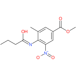 Methyl 4-(butyrylamino)-3-methyl-5-nitrobenzoate