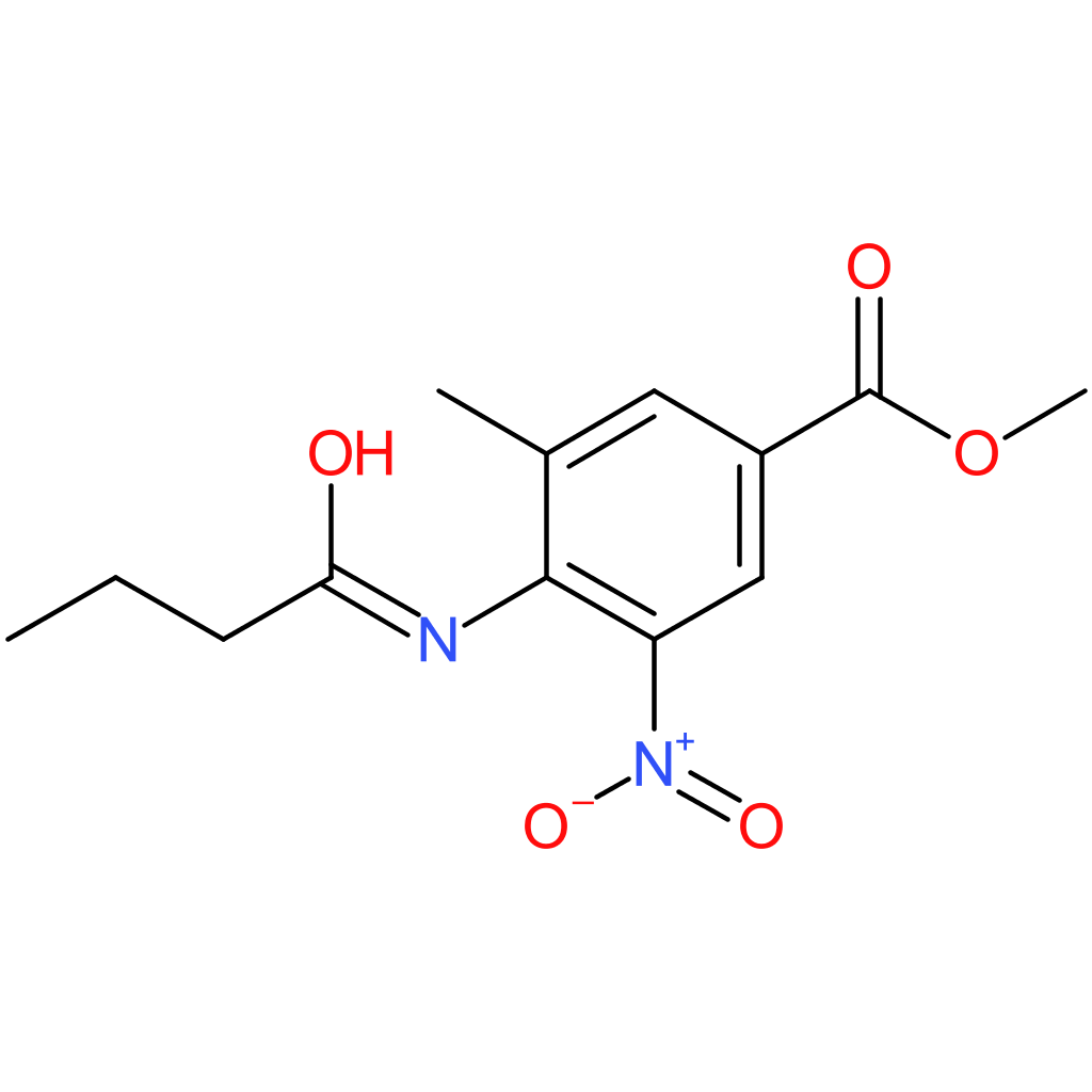 Methyl 4-(butyrylamino)-3-methyl-5-nitrobenzoate