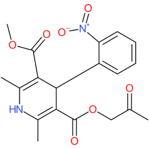 3-Methyl 5-(2-oxopropyl) 2,6-dimethyl-4-(2-nitrophenyl)-1,4-dihydropyridine-3,5-dicarboxylate