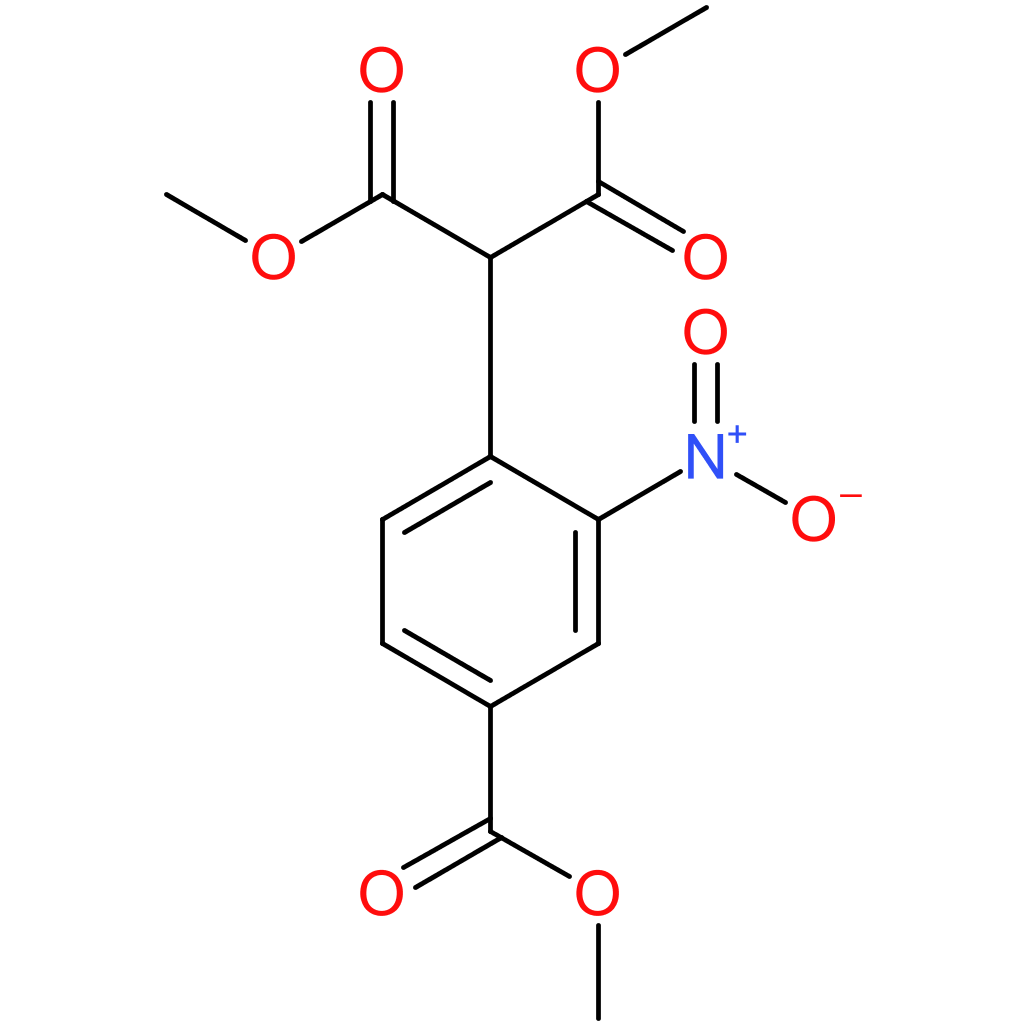 methyl 4-(di(methoxycarbonyl)methyl)-3-nitrobenzoate