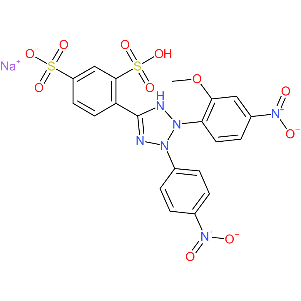2-(2-Methoxy-4-nitrophenyl)-3-(4-nitrophenyl)-5-(2,4-disulfophenyl)-2H-tetrazolium Sodium Salt