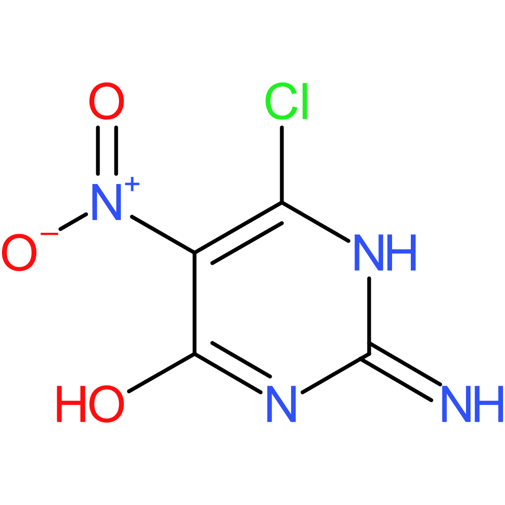 2-Amino-4-chloro-6-hydroxy-5-nitropyrimidine