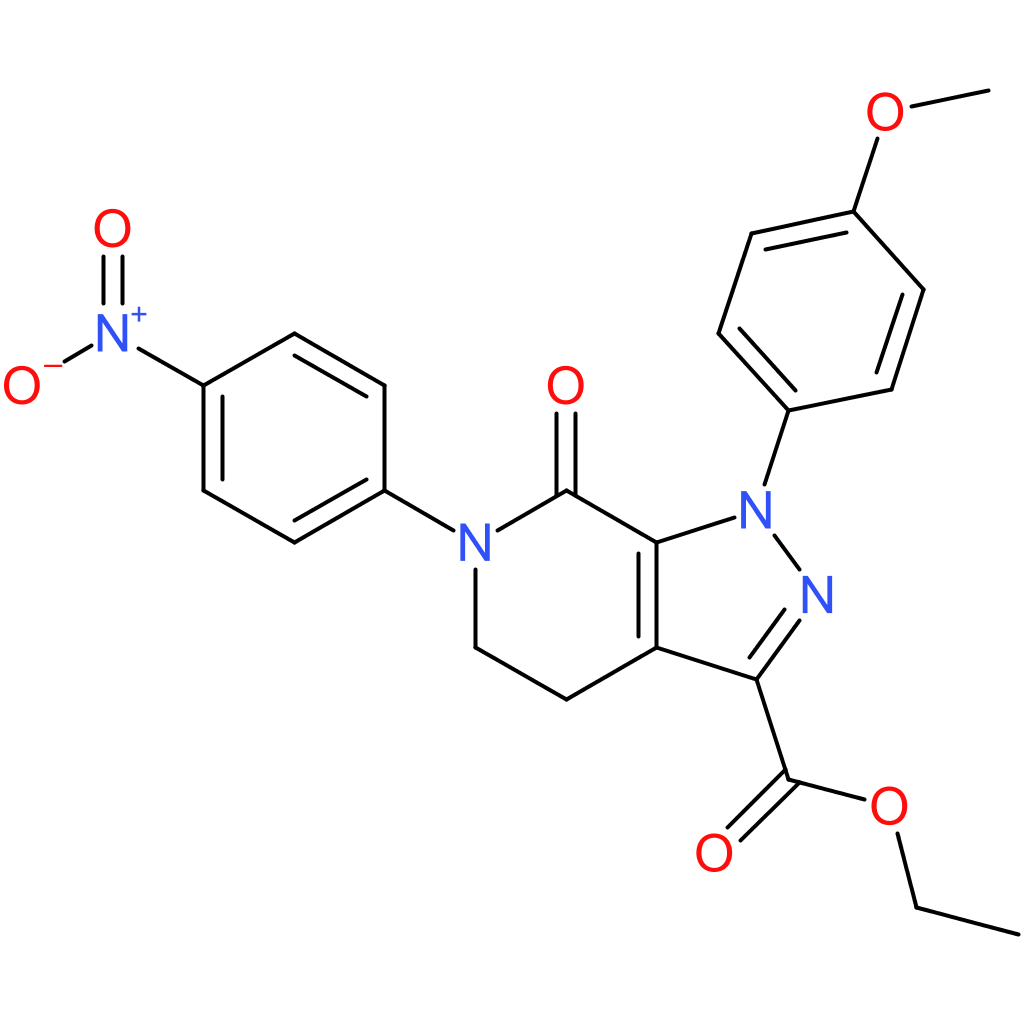Ethyl 1-(4-methoxyphenyl)-6-(4-nitrophenyl)-7-oxo-4,5,6,7-tetrahydro-1H-pyrazolo[3,4-c]pyridine-3-carboxylate