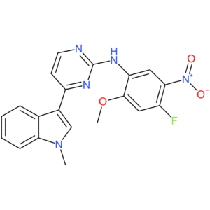 N-(4-Fluoro-2-methoxy-5-nitrophenyl)-4-(1-methyl-1H-indol-3-yl)pyrimidin-2-amine