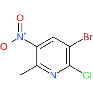 3-Bromo-2-chloro-6-methyl-5-nitropyridine