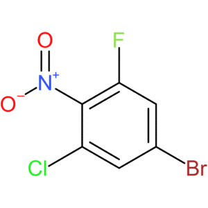 Benzene, 5-bromo-1-chloro-3-fluoro-2-nitro-