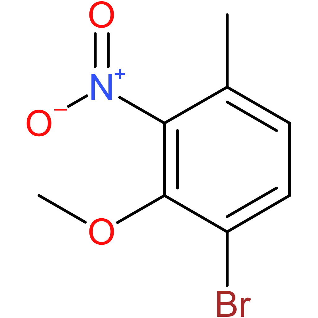 Benzene, 1-bromo-2-methoxy-4-methyl-3-nitro-