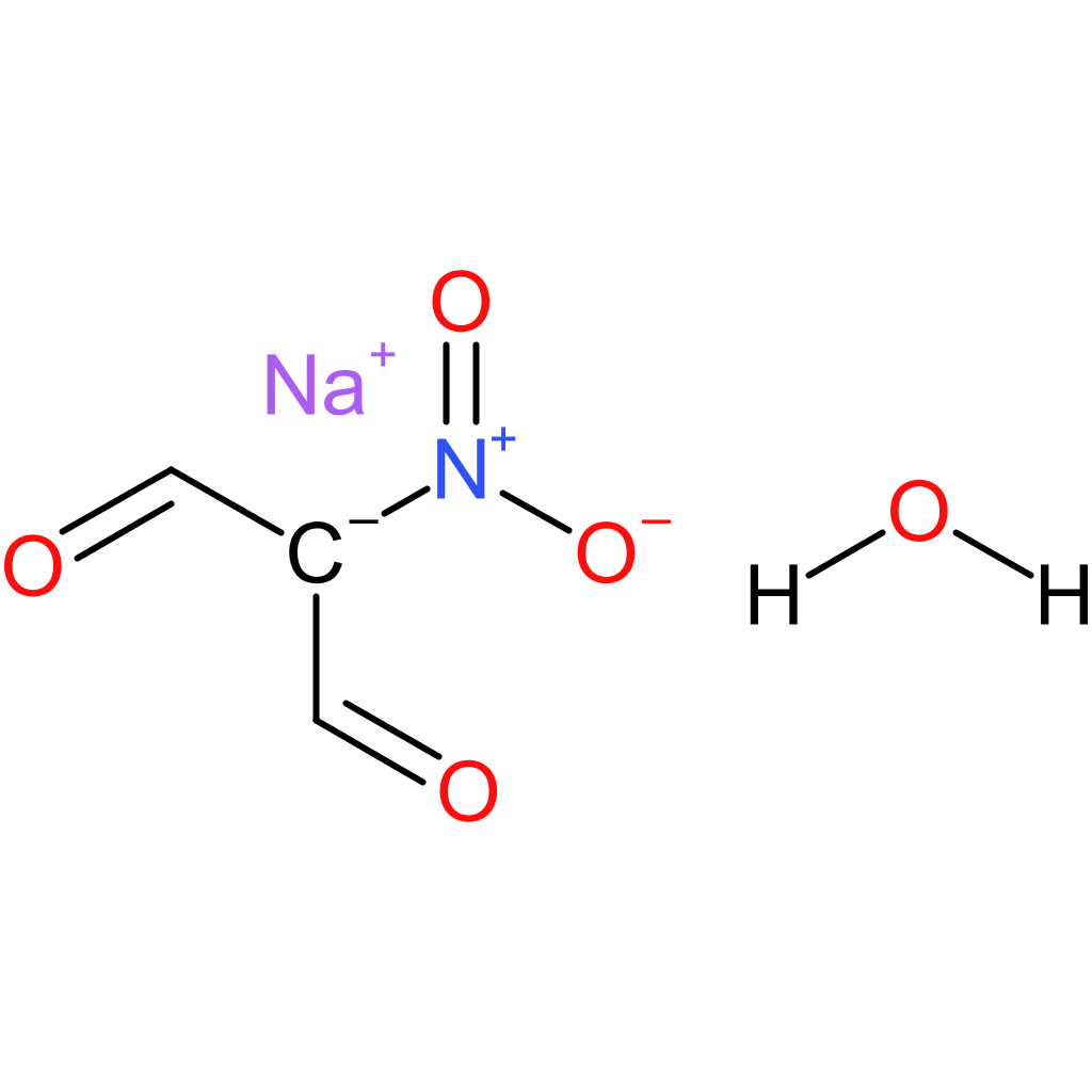 Sodium 2-nitro-1,3-dioxopropan-2-ide hydrate