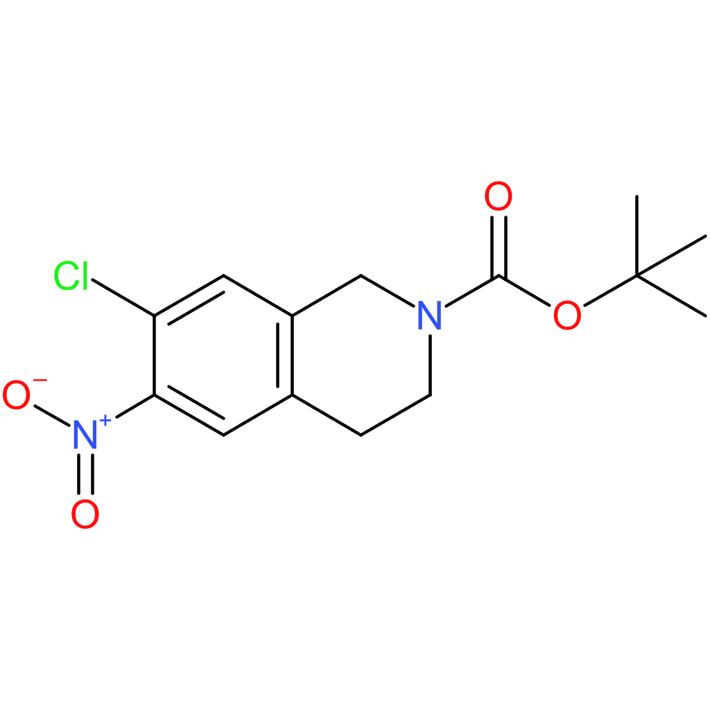 Tert-Butyl 7-chloro-6-nitro-3,4-dihydroisoquinoline-2(1H)-carboxylate