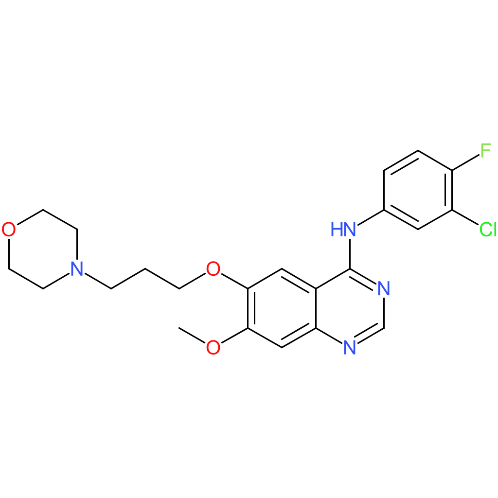 4-[(3-Chloro-4-fluorophenyl)amino]-7-methoxy-6-(3-morpholinopropoxy)quinazoline