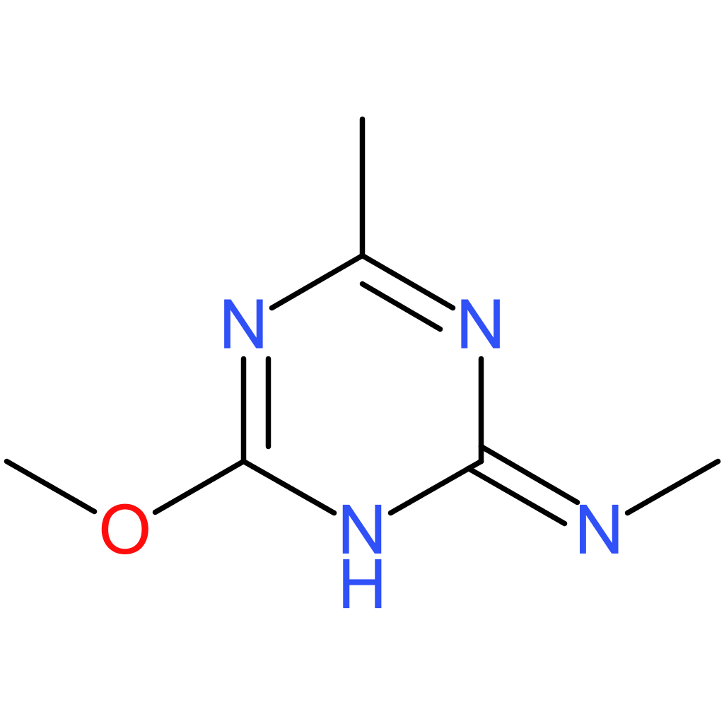 2-Methoxy-4-methyl-6-(methylamino)-1,3,5-triazine
