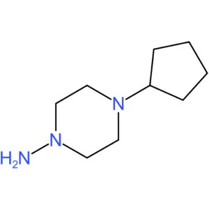 4-Cyclopentylpiperazin-1-amine