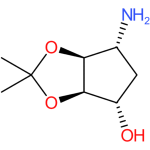 6-Aminotetrahydro-2,2-dimethyl-4H-cyclopenta-1,3-dioxol-4-ol