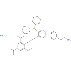 Chloro(2-dicyclohexylphosphino-2′,4′,6′-triisopropyl-1,1′-biphenyl)[2-(2-aminoethyl)phenyl)]palladium(II)
