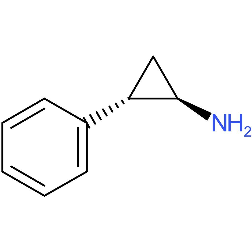 Cyclopropanamine,2-phenyl-, (1R,2S)-