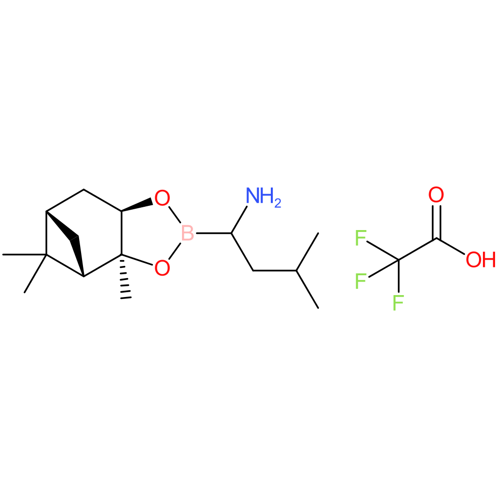 (R)-BoroLeu-(+)-Pinanediol trifluoroacetate