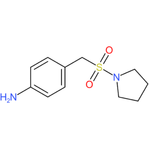 4-((Pyrrolidin-1-ylsulfonyl)methyl)aniline