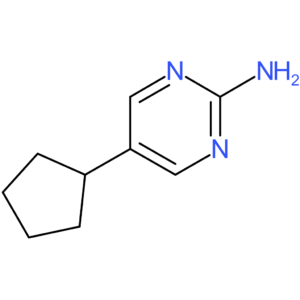 2-Pyrimidinamine, 5-cyclopentyl-
