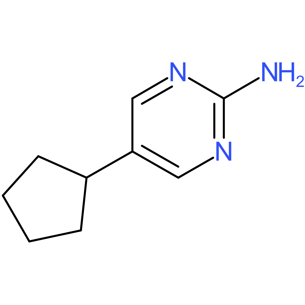 2-Pyrimidinamine, 5-cyclopentyl-