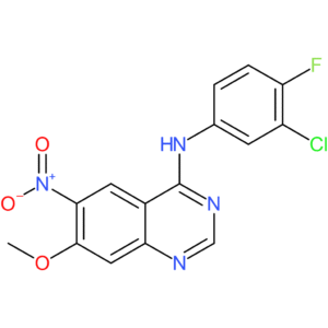 N-(3-Chloro-4-fluorophenyl)-7-methoxy-6-nitroquinazolin-4-amine