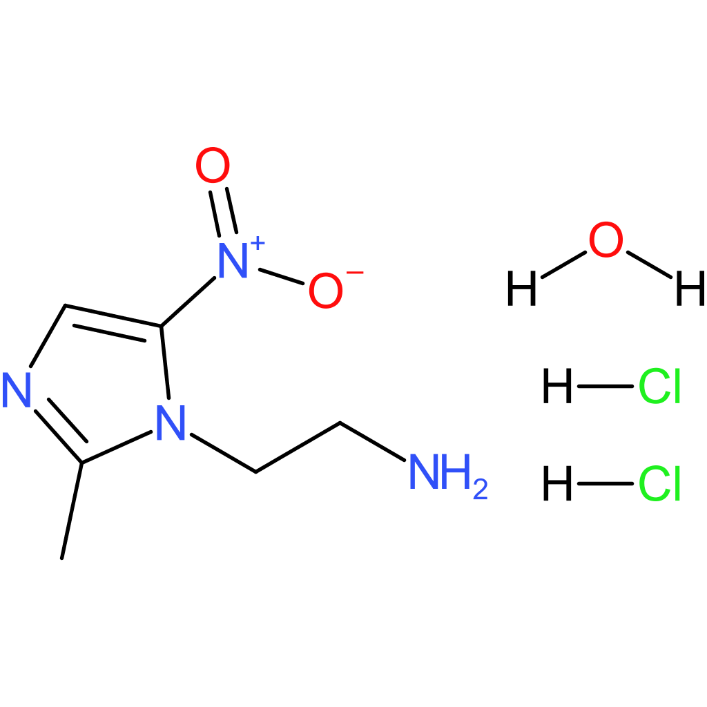 1-(2-AMINOETHYL)-2-METHYL-5-NITROIMIDAZOLEDIHYDROCHLORIDE MONOHYDRATE