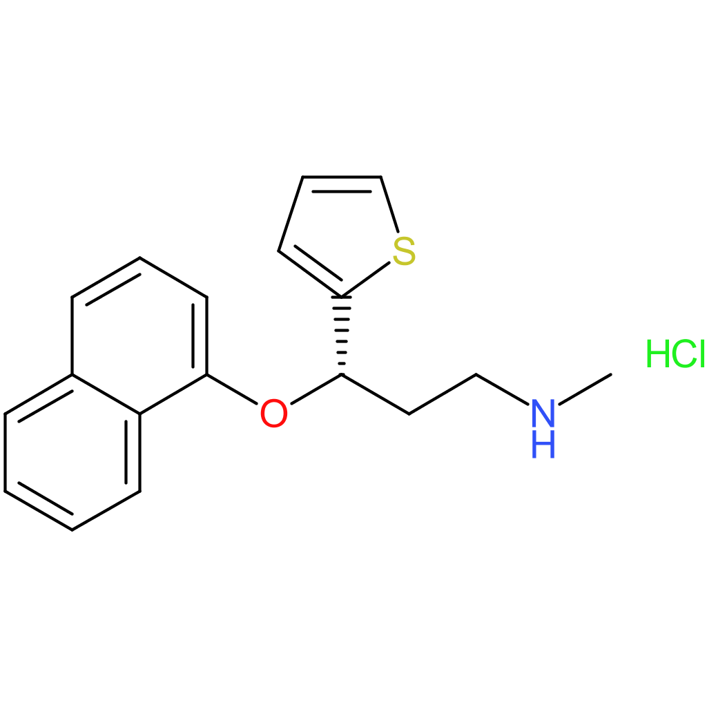 (S)-N-Methyl-3-(naphthalen-1-yloxy)-3-(thiophen-2-yl)propan-1-amine hydrochloride