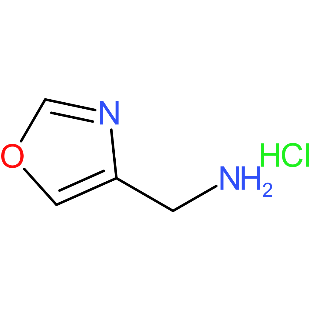 Oxazol-4-ylmethanamine hydrochloride(1:x)