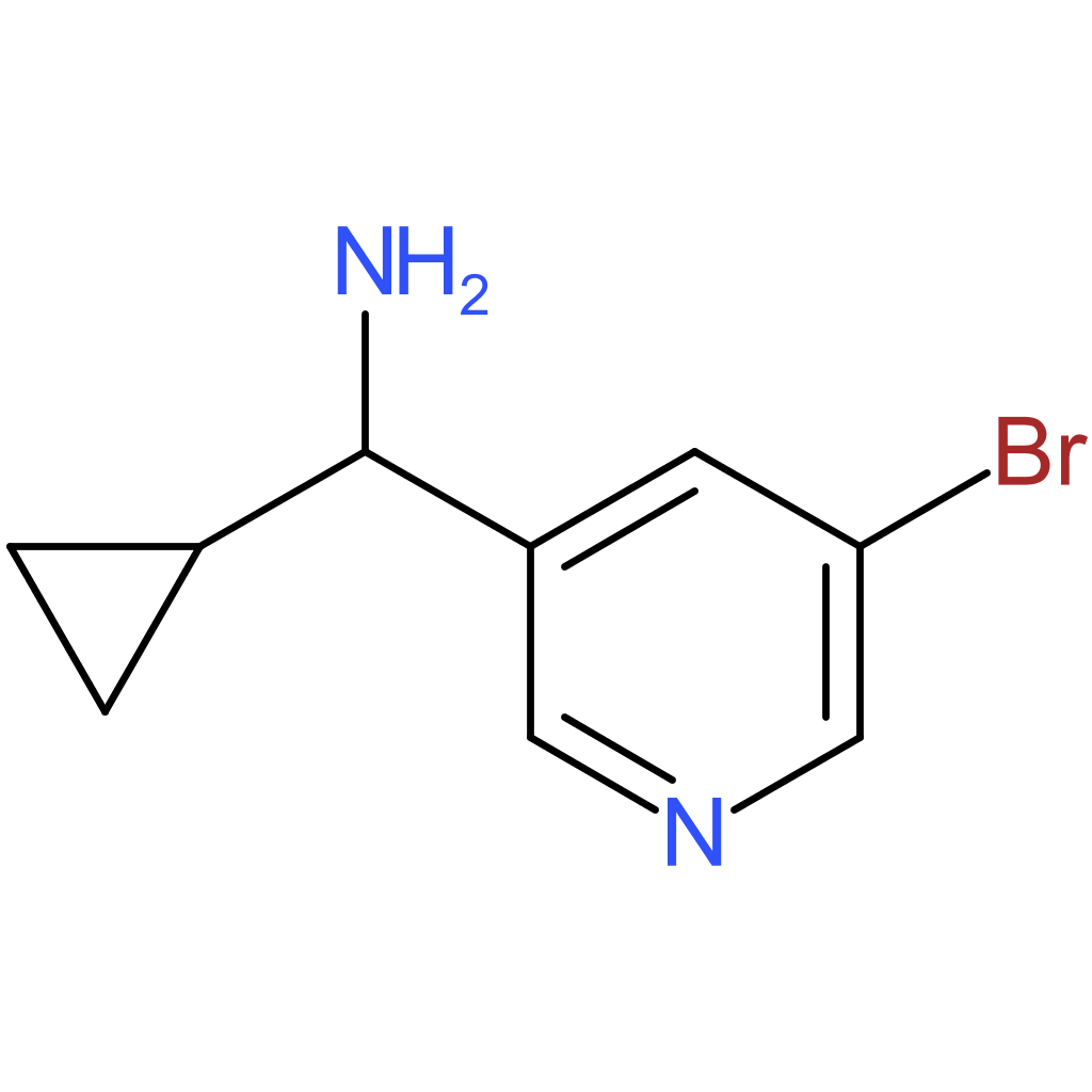 (5-bromopyridin-3-yl)(cyclopropyl)methanamine