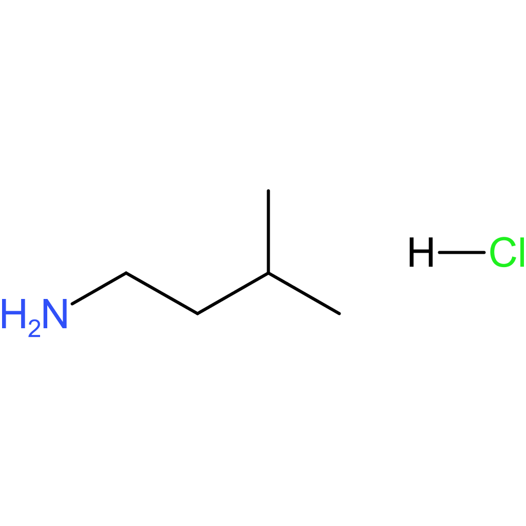 1-Butanamine,3-methyl-, hydrochloride (1:1)