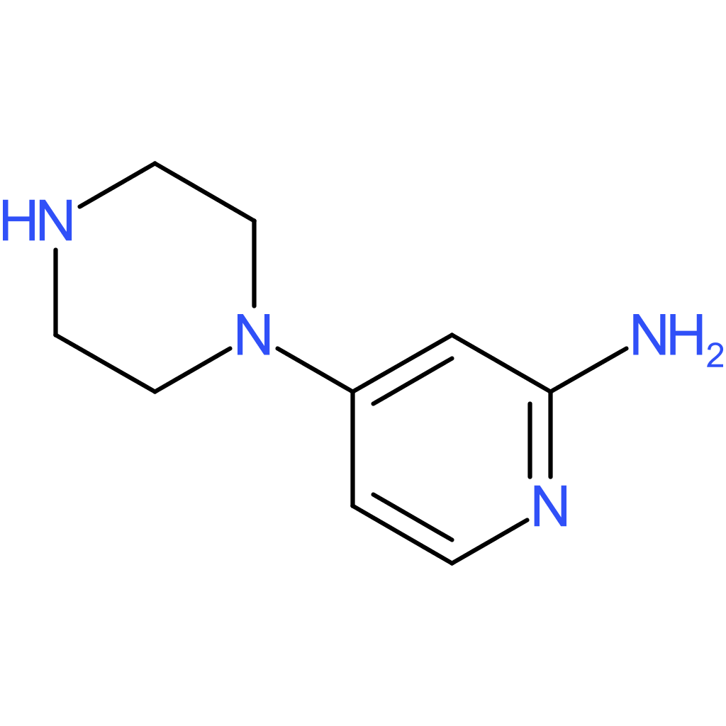 2-Pyridinamine,4-(1-piperazinyl)-(