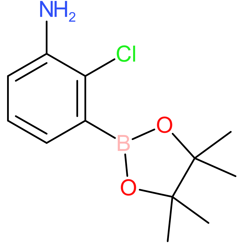2-Chloro-3-(4,4,5,5-tetramethyl-1,3,2-dioxaborolan-2-yl)aniline