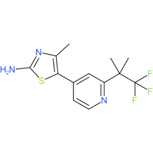2-Thiazolamine, 4-methyl-5-[2-(2,2,2-trifluoro-1,1-dimethylethyl)-4-pyridinyl]-