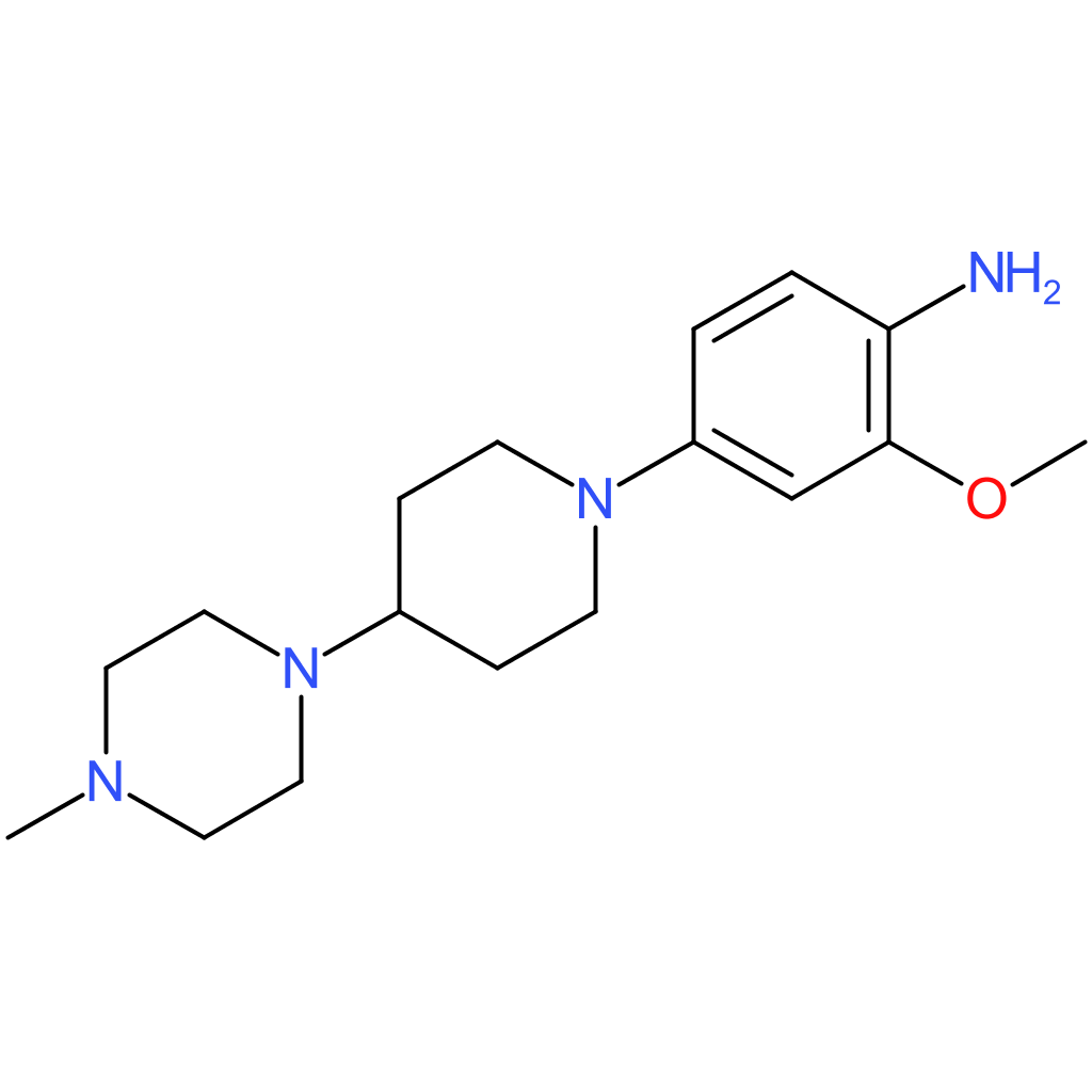 2-Methoxy-4-(4-(4-methylpiperazin-1-yl)piperidin-1-yl)aniline